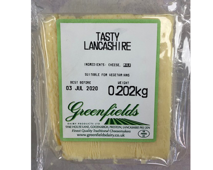 Tasty Lancashire cheese
